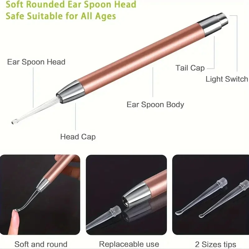 Lighting Visual - Stainless Steel Ear Scoop Ear Visual