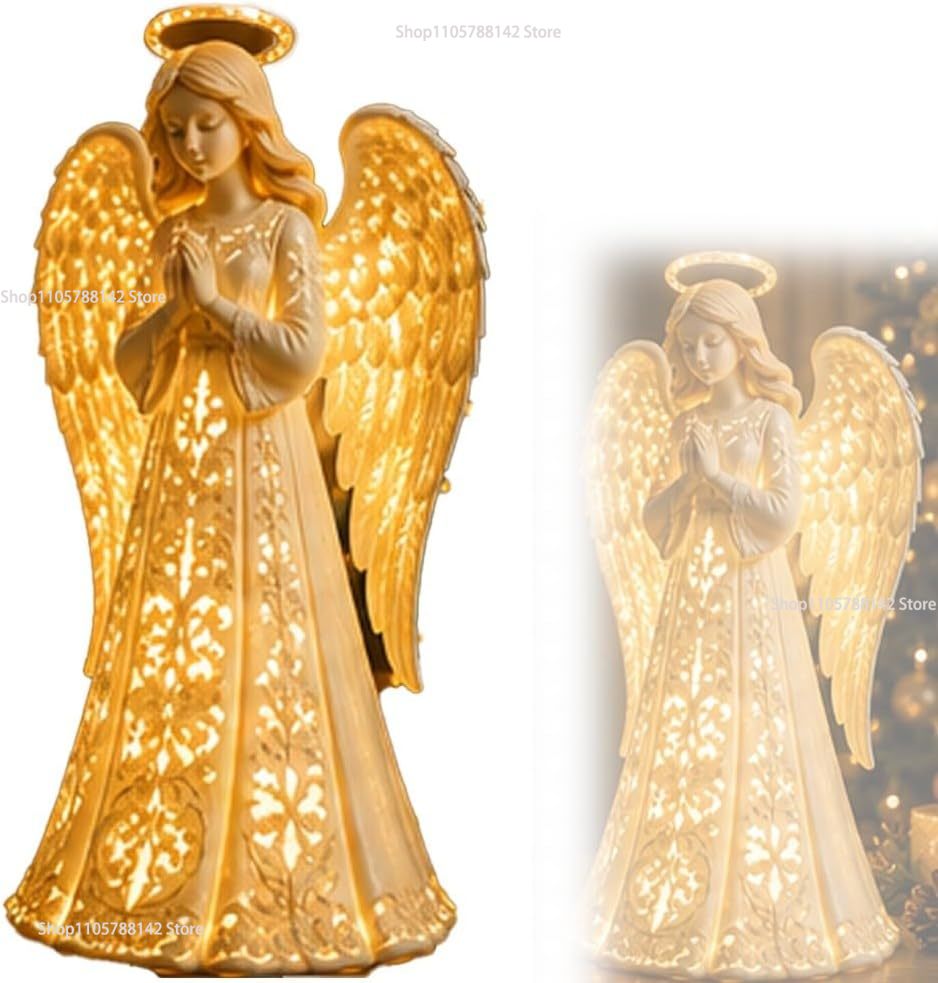 Christmas Angel Blessing Wall  - огляд і ціна Lighting Christmas Decor