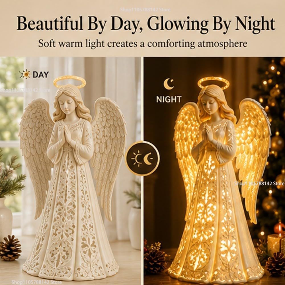 Christmas Angel Blessing Wall  - огляд і ціна Lighting Christmas Decor