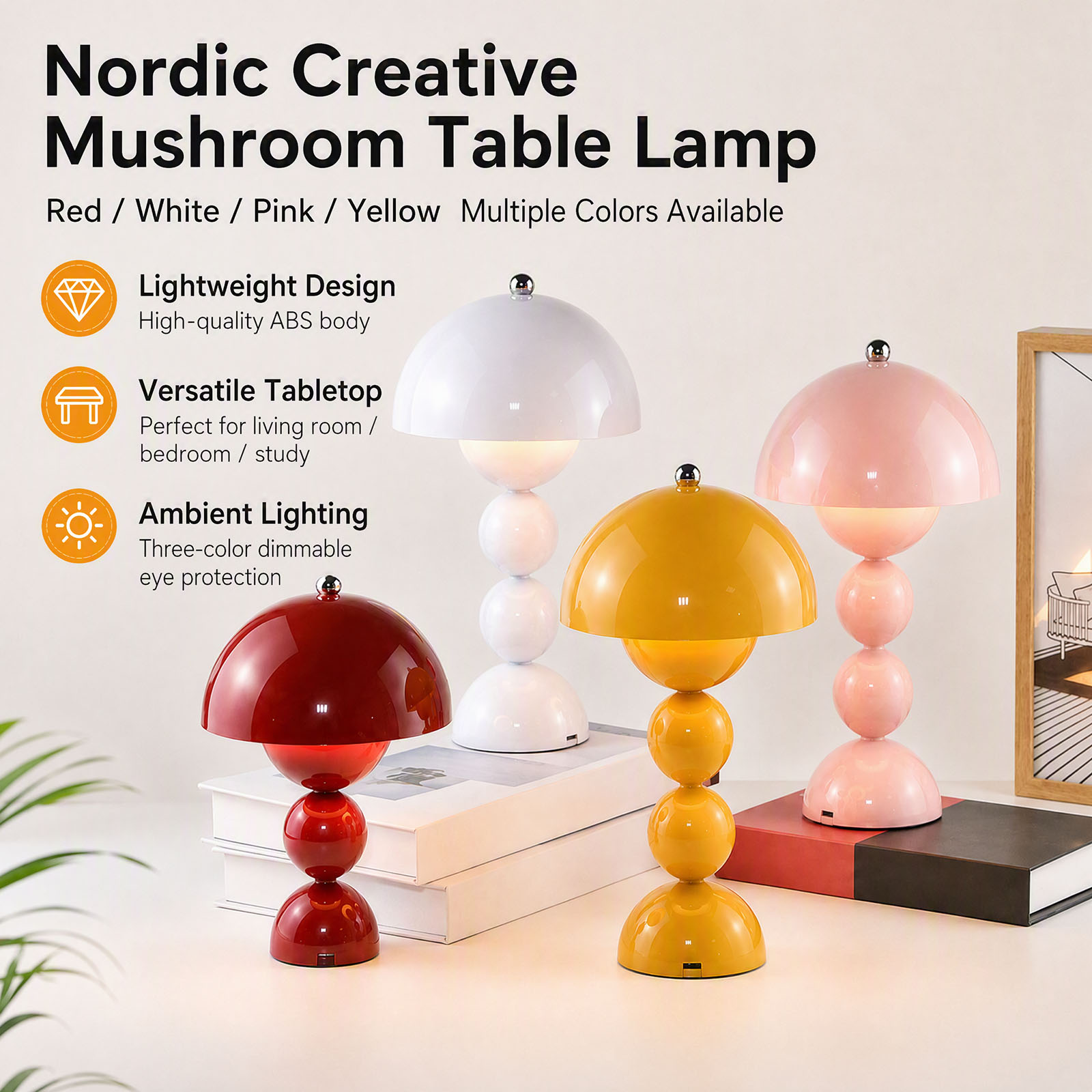 Mushroom Flower Bud Table Lamp - огляд і ціна Decor Lighting Lamps