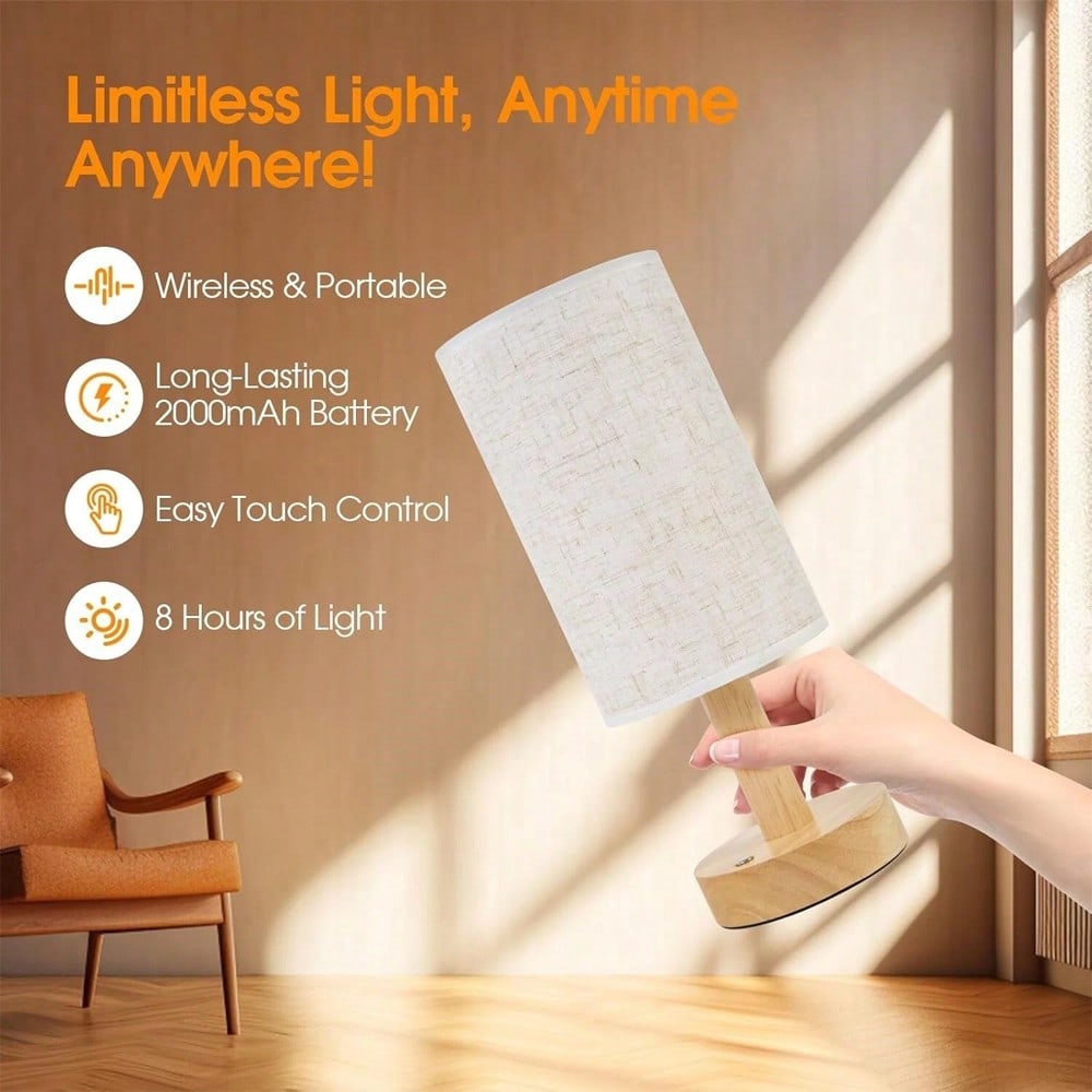 Modern Nordic Wooden And Fabri - огляд і ціна Decor Lighting Lamps