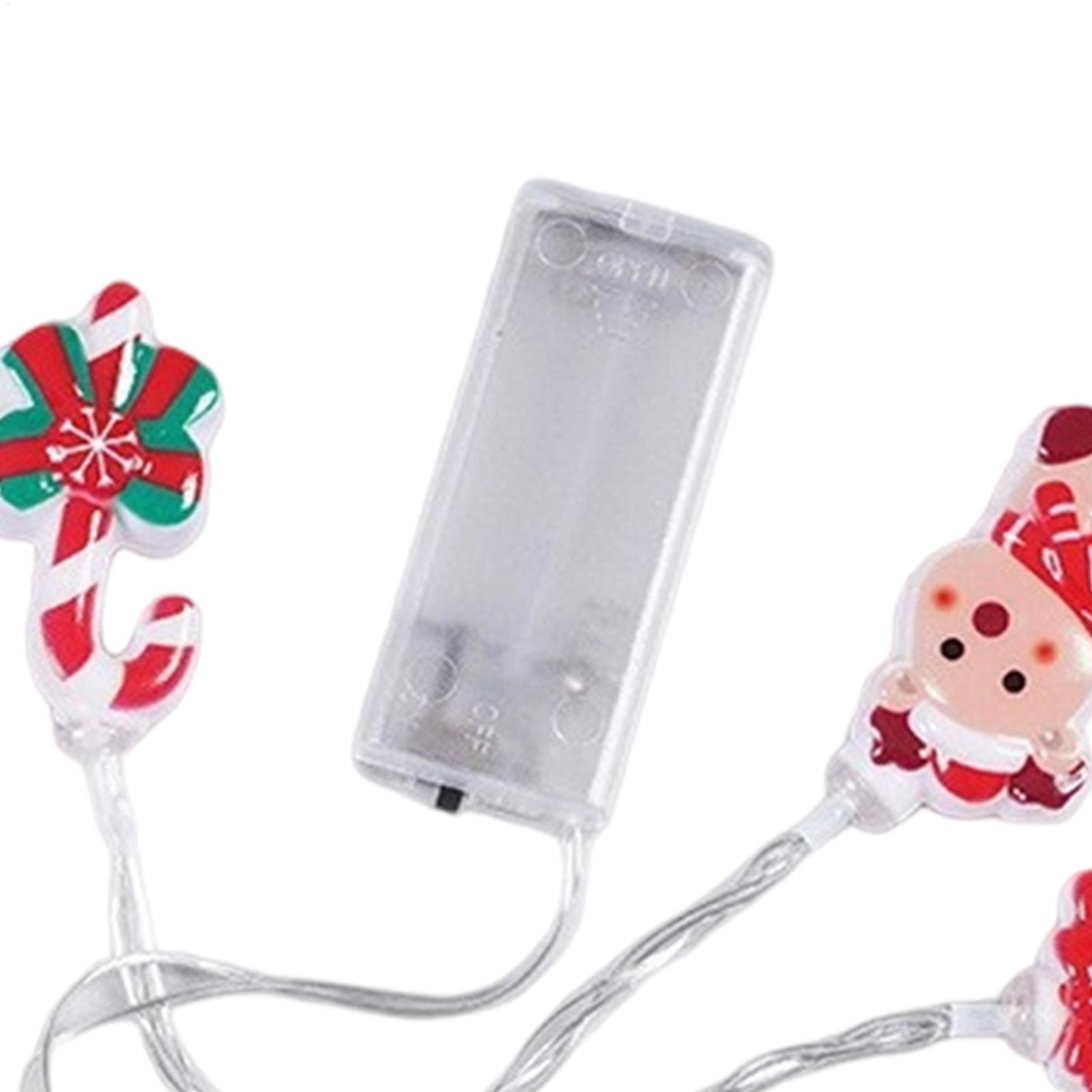 Christmas Santa String Lights  - огляд і ціна Lighting Christmas Decor