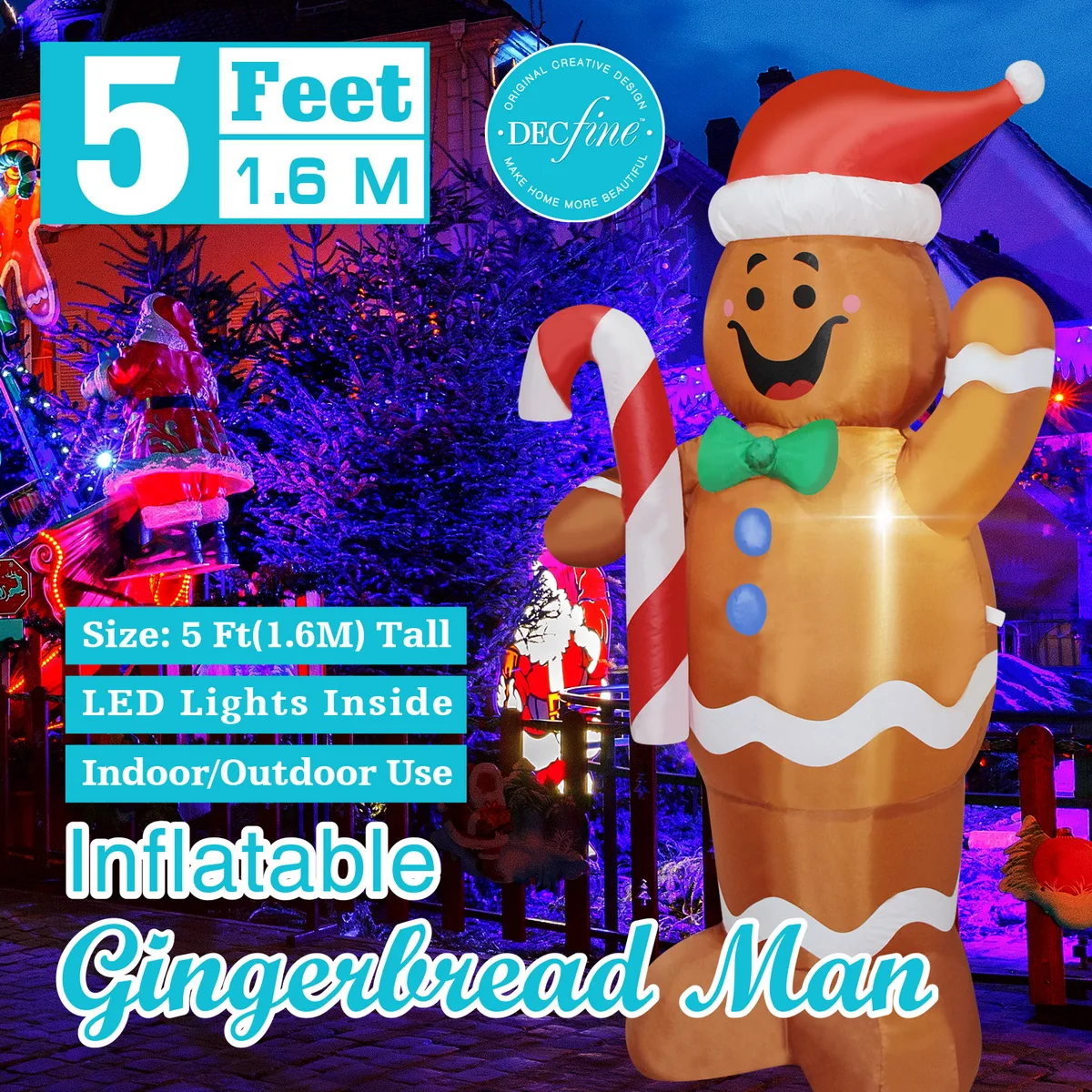 Christmas Inflatable Decoratio - огляд і ціна Lighting Decoration Ideas