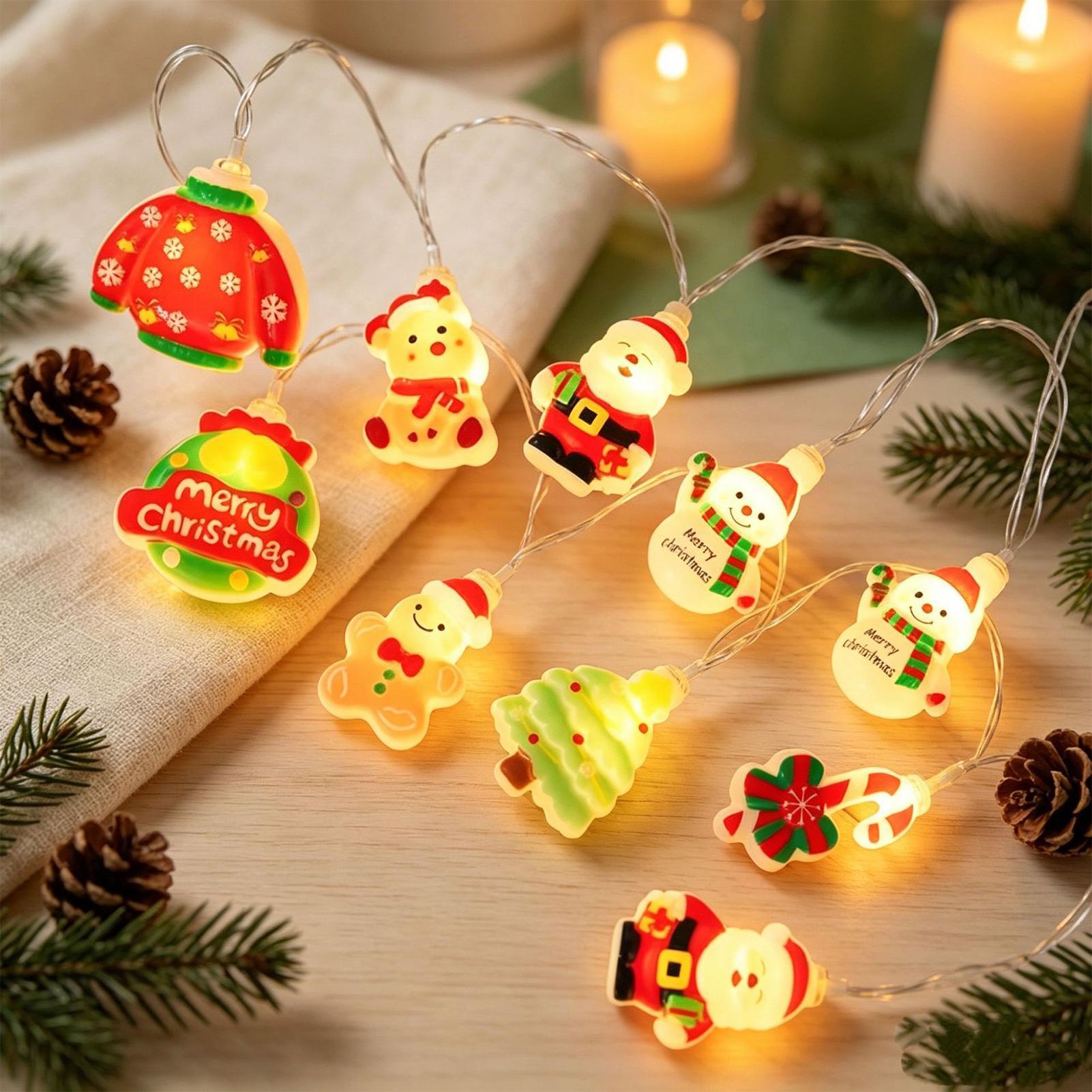 Santa Claus String Light LED S - огляд і ціна Lighting Christmas Decor