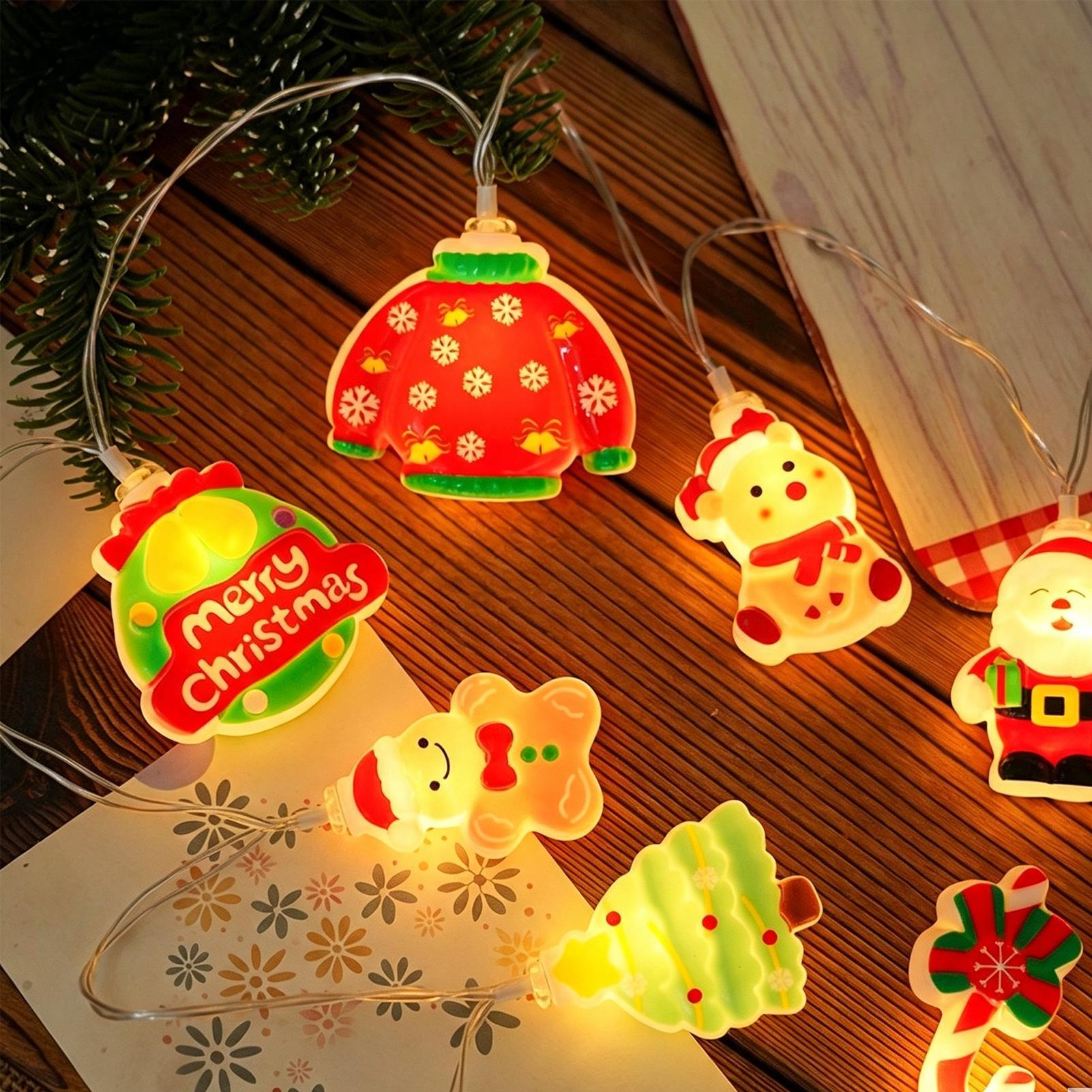 Santa Claus String Light LED S - огляд і ціна Lighting Christmas Decor